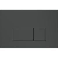 Клавиша смыва Creto Snap KL-CR-1.7-BM Черная матовая — фото 1, Кнопки смыва