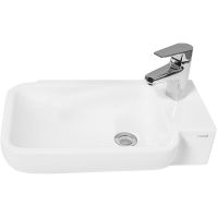 Раковина Creavit Trend 53 TP027-00CB00E-0000 Белая — фото 1, Раковины накладные