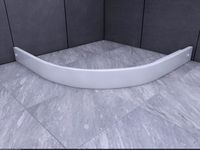 Душевой поддон акриловый Aquatek DPA-0000002 100*100*15 см, 1/4 круга R50, с ножкамии и с фронтальны — фото 8, Акриловые душевые поддоны