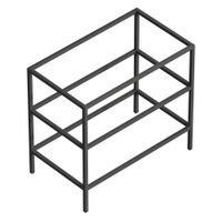 Металлический двухъярусный сварной каркас под раковину CEZARES CADRO-80/46/73-2C-PIA-MET-ST — фото 1, Комплектующие для туалета