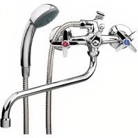 Смеситель для ванны Ledeme H20 2120L универсальный Хром — фото 1, Для душа и ванны