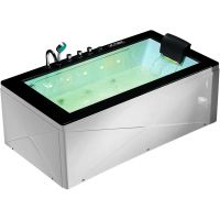 Акриловая ванна Gemy G9258 180х100 с гидромассажем — фото 1, Акриловые ванны