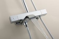 Душевая система Raglo R22.26 с термостатом Хром — фото 13, Душевые стойки