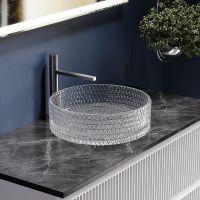 Раковина-чаша Ceramicanova Cristal 36 CN6062 Прозрачная — фото 19, Раковины накладные