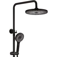 Товар: Душевая система Rose R11H R1136H Черная матовая - фото 4 Душевая система Rose R11H R1136H Черная матовая — фото 4, Душевые системы