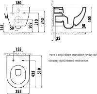 Товар: Унитаз биде Creavit Free FE322-34CB00E-0001 подвесной Белый без сиденья - фото 2 Унитаз биде Creavit Free FE322-34CB00E-0001 подвесной Белый без сиденья — фото 2, Подвесные унитазы