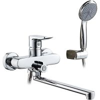 Смеситель для ванны Ledeme H34 2234L универсальный Хром — фото 1, Для душа и ванны