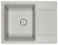 Granula-, кухонная мойка, кварц арт-6503, БАЗАЛЬТ — фото 1, Кухонные мойки