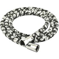 Душевой шланг Melodia della vita MKP34448BLpi Черный с рисунком — фото 1, Душевые шланги