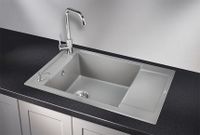 Granula-7806, АЛЮМИНИУМ, кухонная мойка, кварц — фото 2, Кухонные мойки