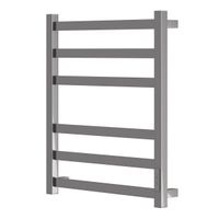 Полотенцесушитель электрический Point Меркурий PN83856 П6 500x600, диммер справа, хром — фото 3, Электрические полотенцесушители