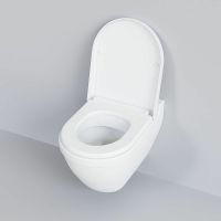 Унитаз Ambassador Nord 133T20101 подвесной Белый матовый без сиденья — фото 3, Подвесные унитазы