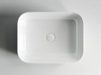 Раковина-чаша Ceramicanova Element 50 CN6011 Белая — фото 8, Раковины накладные
