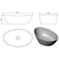 Раковина-чаша Holbi Europe 54 1.02.005.11.1 Белая матовая — фото 2, Раковины
