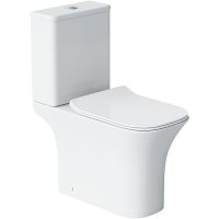 Унитаз компакт Laguraty 1215А с бачком и сиденьем Микролифт — фото 1, Напольные унитазы