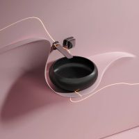 Раковина-чаша Ceramicanova Element 36 CN6050MB Черная матовая — фото 4, Раковины накладные