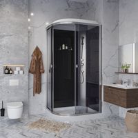 Душевая кабина Niagara Eco E120/80/13R/TN (120х80х215) низкий поддон(13см),стекло тонированное,3 мес — фото 1, Душевые кабины