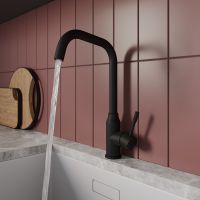 Смеситель для кухни Milardo Meal M01BLL0M05 Черный матовый — фото 5, Смесители для кухни