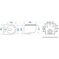 Товар: Унитаз Maretti Eleganza EN10PBM10-844 подвесной с сиденьем Микролифт - фото 8 Унитаз Maretti Eleganza EN10PBM10-844 подвесной с сиденьем Микролифт — фото 8, Подвесные унитазы