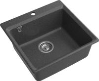 GRANFEST Мойка LEVEL 510 1-чаша 510*500мм графит арт.GF- — фото 1, Кухонные мойки