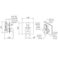 Товар: Смеситель для душа Remer Dream D09 Хром - фото 2 Смеситель для душа Remer Dream D09 Хром — фото 2, Смеситель для душа
