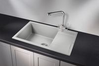 Granula-, кухонная мойка, кварц арт-7805, СЛАНЕЦ — фото 2, Кухонные мойки