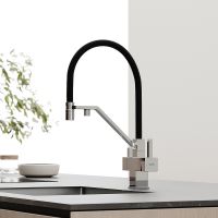 Товар: Смеситель для кухни Sancos Loro SC4007CH Хром Черный - фото 3 Смеситель для кухни Sancos Loro SC4007CH Хром Черный — фото 3, Смесители для кухни