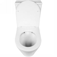 Унитаз компакт Bond Oval F03-00 Белый с бачком и сиденьем Микролифт — фото 7, Унитазы