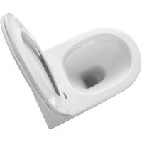 Унитаз Iberica Blanca Burgos Alto IB.BRA.331.1B1 приставной с сиденьем Микролифт — фото 8, Приставные унитазы