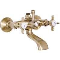 Смеситель для ванны TW London TW1750617V0br Бронза — фото 1, Смеситель для ванны