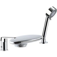 Смеситель на борт ванны Remer Dream D07UF Хром — фото 1, Смесители на борт ванны