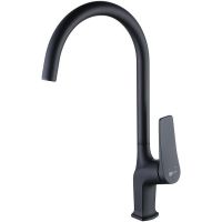 Смеситель для кухни Lemark Bronx LM3705BL Черный — фото 1, Смесители для кухни