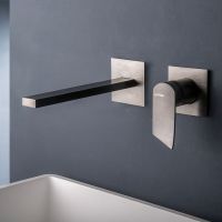 Смеситель для раковины Gattoni Soffio 8139/81DS Темный никель шлифованный — фото 3, Смесители для раковины