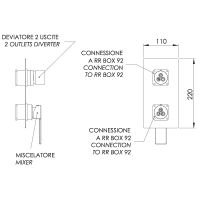 Товар: Смеситель для душа Remer Qubica Q92KB Хром - фото 2 Смеситель для душа Remer Qubica Q92KB Хром — фото 2, Смеситель для душа