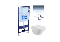 Комплект AQUATEK ЛИРА (рама AQUATEK Standard INS-0000012 с звукоиз.прокладкой+крепеж KKI-0000002+кно — фото 1, Комплекты унитаз + инсталляция