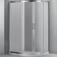 Душевой уголок BelBagno Sela 100x80 SELA-RH-2-100/80-P-Cr профиль Хром стекло рифленое — фото 1, Душевые уголки