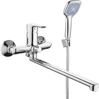 Смеситель для ванны Melodia della vita Metallica MDV35541 универсальный Хром — фото 1, Смеситель для ванны