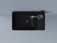 Раковина Ceramicanova Element 40 CN5045MB Черная матовая — фото 5, Раковины