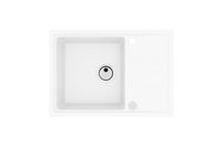 Мойка для кухни ALVEUS GRANITAL INTERMEZZO 40 G11 ARCTIC 680x480x200 в комплекте с сифоном 1117292 — фото 1, Кухонные мойки