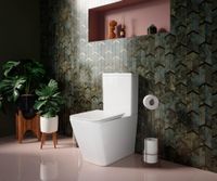 Унитаз компакт Ceramicanova Cubic CN1803-B без бачка и с сиденьем Микролифт — фото 9, Напольные унитазы