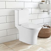 Унитаз компакт Azario Fretta Round AZ-1038A с бачком и сиденьем Микролифт — фото 9, Унитазы