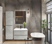 Шкаф подвесной CEZARES MOLVENO-1600-2A-SC-BET — фото 8, Пеналы для ванной комнаты