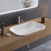 Товар: CEZARES Раковина керамическая встраиваемая сверху 60 см, CZR-ARE-60-LVB - фото 2 CEZARES Раковина керамическая встраиваемая сверху 60 см, CZR-ARE-60-LVB — фото 2, Раковины