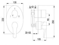 Товар: Смеситель для душа Lemark Atlantiss LM3228C Хром - фото 2 Смеситель для душа Lemark Atlantiss LM3228C Хром — фото 2, Для душа и ванны