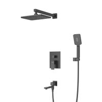 Душевой комплект встраиваемый с изливом CEZARES SLIDER-VDSET-NOP — фото 1, Встраиваемые душевые комплекты