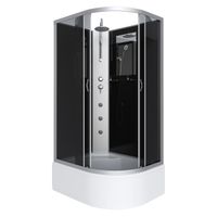 Душевая кабина Niagara Classic NG-2510-14LBKTG (120х80х210) высокий поддон(40см),стекло тонированное — фото 1, Душевые кабины