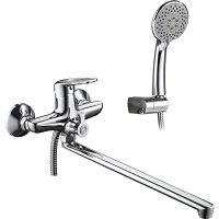 Смеситель для ванны Ledeme H48 2248L универсальный Хром — фото 1, Для душа и ванны