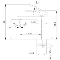 Товар: Смеситель для раковины Remer Absolute AU12DO Золото - фото 2 Смеситель для раковины Remer Absolute AU12DO Золото — фото 2, Смесители для раковины