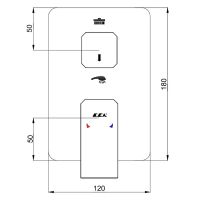 Товар: Смеситель для душа E.C.A. Tiera 102167205C1EX-KDE Черный матовый - фото 2 Смеситель для душа E.C.A. Tiera 102167205C1EX-KDE Черный матовый — фото 2, Для душа и ванны