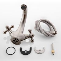 Смеситель для раковины Haiba HB1019-5 Сатин — фото 6, Смесители для раковины